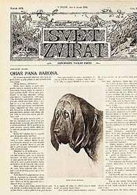 Журнал "Мир животных" Гашек редактировал в 1908-1912 гг.